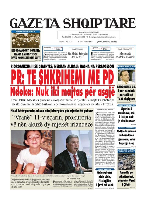 Gazeta Shqiptare 2013-10-07