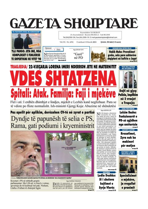 Gazeta Shqiptare 2013-07-10