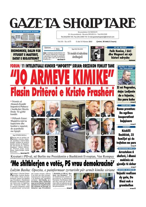 Gazeta Shqiptare 2013-11-10