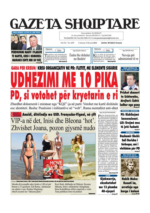 Gazeta Shqiptare 2013-07-13