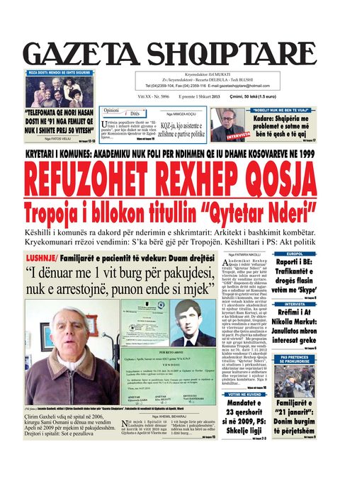 Gazeta Shqiptare 2013-02-01