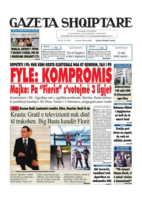 Gazeta Shqiptare 2013-02-02