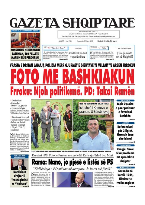 Gazeta Shqiptare 2013-03-01