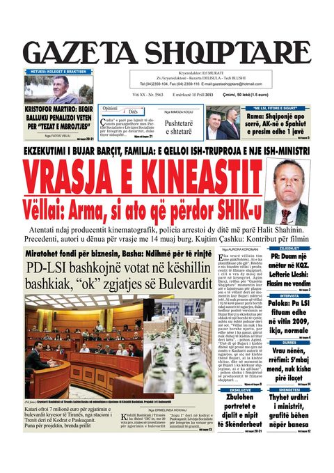 Gazeta Shqiptare 2013-04-10