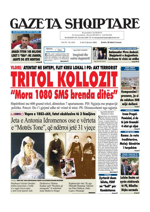 Gazeta Shqiptare 2013-06-02
