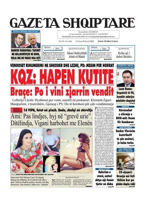 Gazeta Shqiptare 2013-07-20