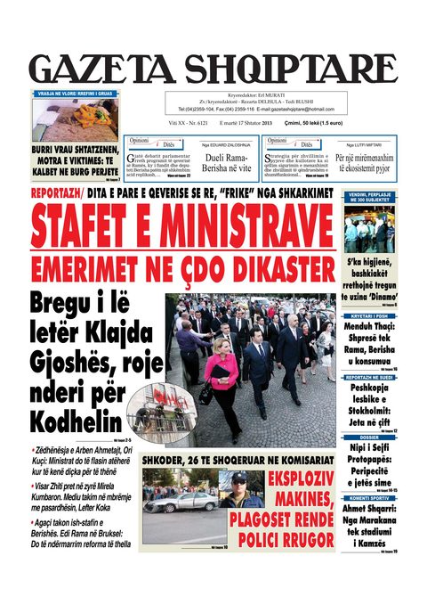 Gazeta Shqiptare 2013-09-17
