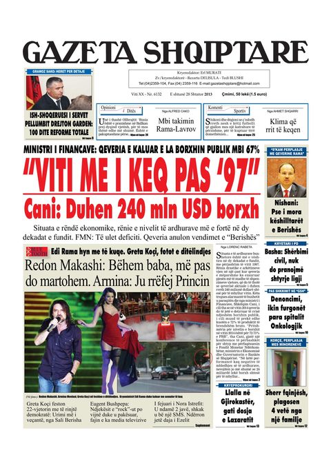 Gazeta Shqiptare 2013-09-28
