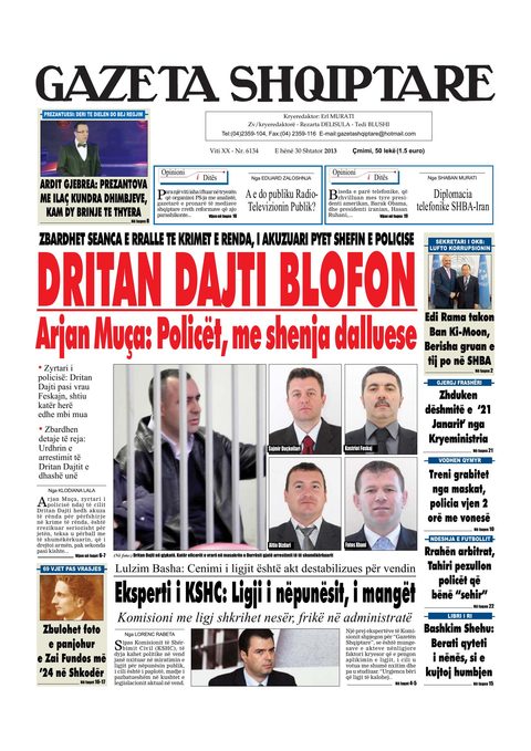 Gazeta Shqiptare 2013-09-30