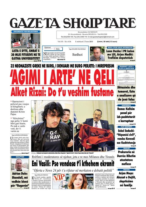 Gazeta Shqiptare 2013-10-02
