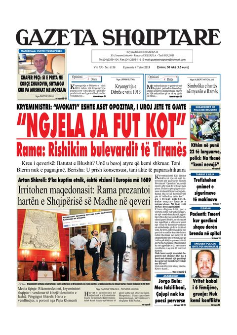 Gazeta Shqiptare 2013-10-04