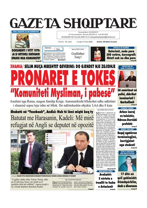 Gazeta Shqiptare 2013-10-10
