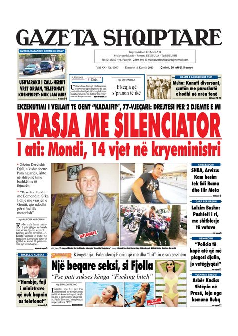 Gazeta Shqiptare 2013-07-16