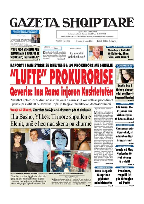 Gazeta Shqiptare 2013-03-20