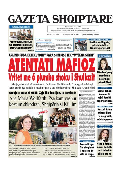 Gazeta Shqiptare 2013-03-21