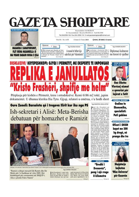 Gazeta Shqiptare 2013-10-21
