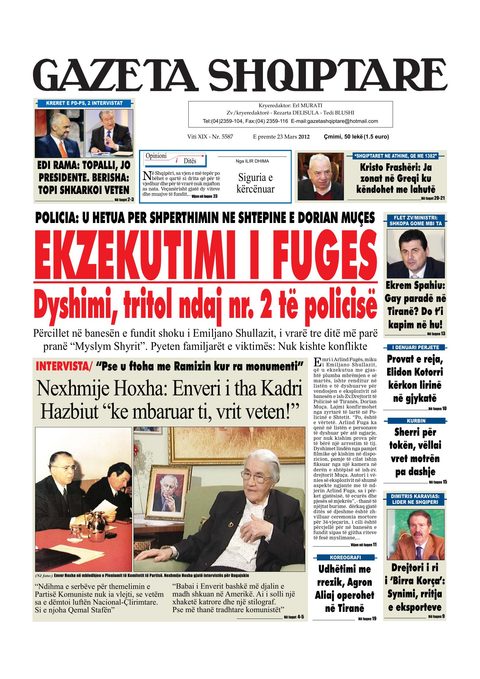 Gazeta Shqiptare 2013-03-23