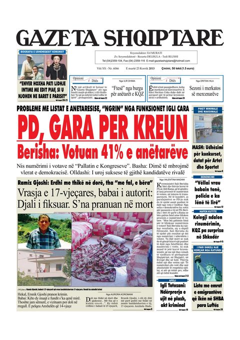 Gazeta Shqiptare 2013-07-23