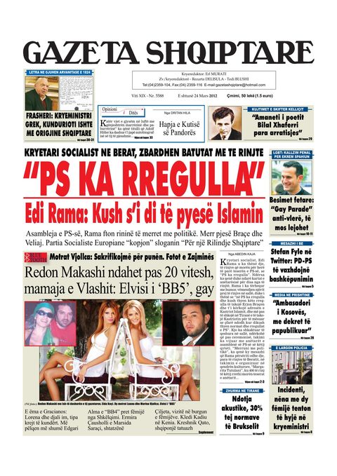 Gazeta Shqiptare 2013-03-24
