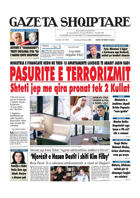 Gazeta Shqiptare 2013-01-30