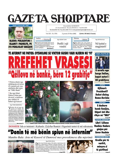 Gazeta Shqiptare 2013-03-30