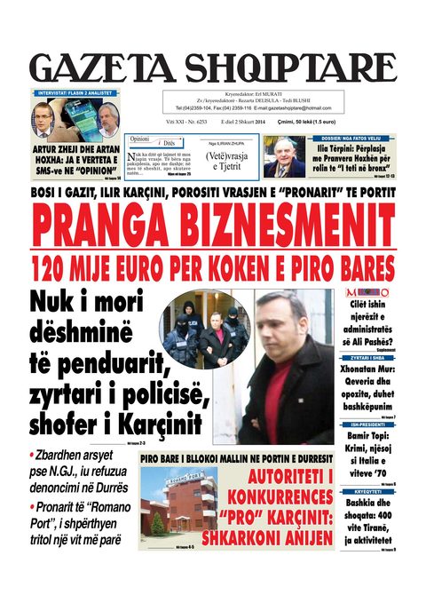 Gazeta Shqiptare 2014-02-02