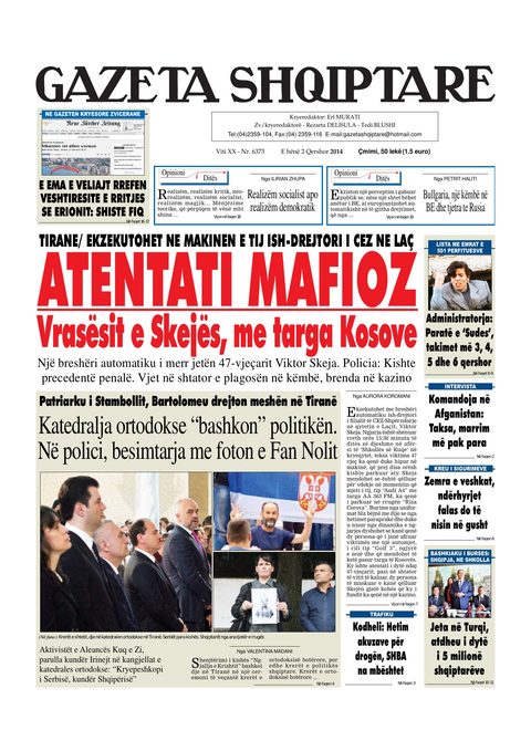 Gazeta Shqiptare 2014-06-02