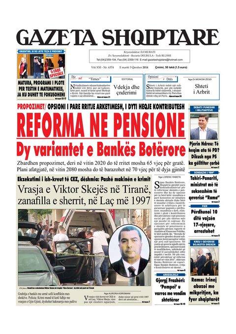 Gazeta Shqiptare 2014-06-03