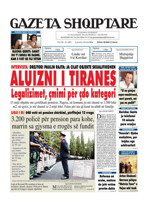 Gazeta Shqiptare 2014-07-04