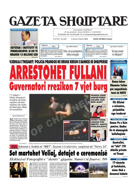 Gazeta Shqiptare 2014-09-06