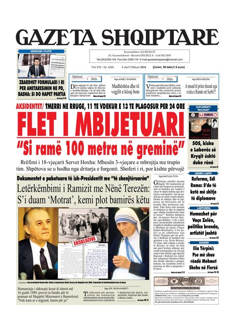 Gazeta Shqiptare 2014-02-09