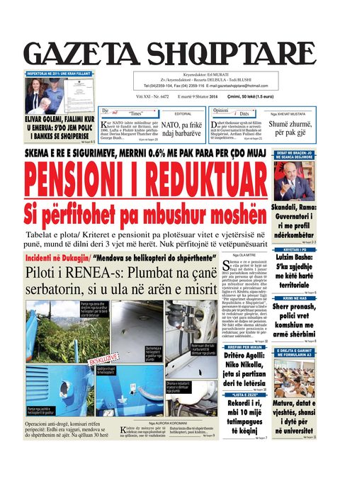 Gazeta Shqiptare 2014-09-09