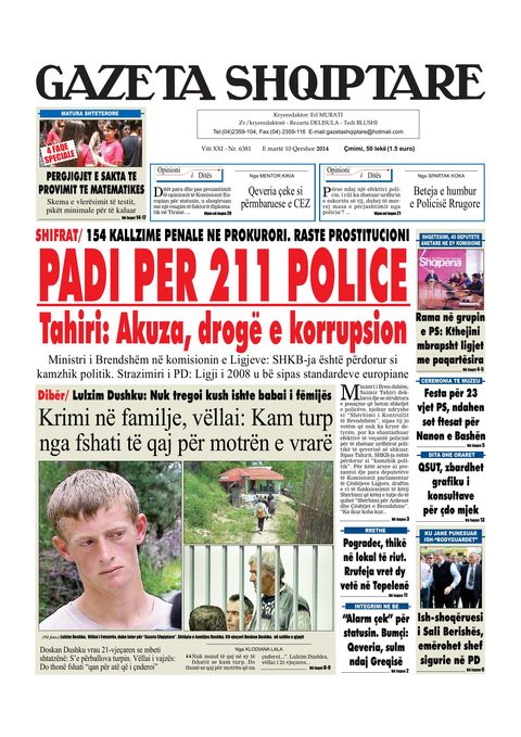 Gazeta Shqiptare 2014-06-10