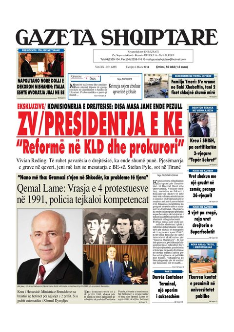 Gazeta Shqiptare 2014-03-06