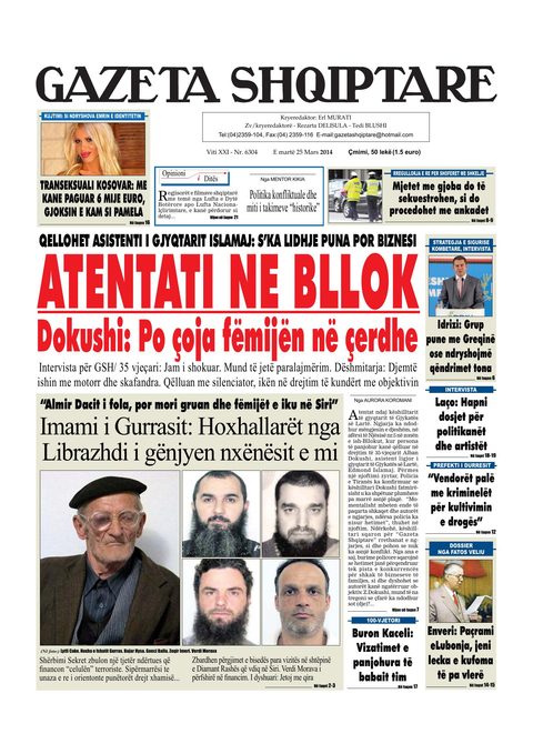 Gazeta Shqiptare 2014-03-25