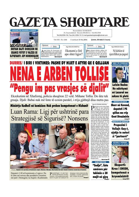 Gazeta Shqiptare 2014-05-28