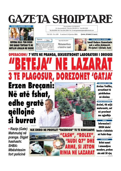 Gazeta Shqiptare 2014-06-18