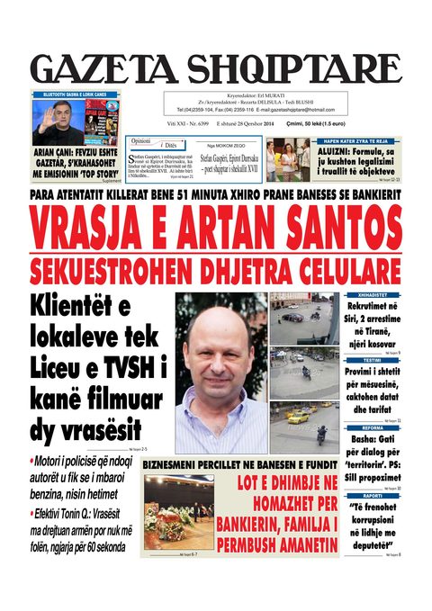 Gazeta Shqiptare 2014-06-28
