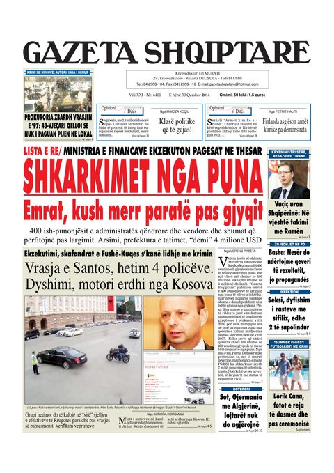 Gazeta Shqiptare 2014-06-30