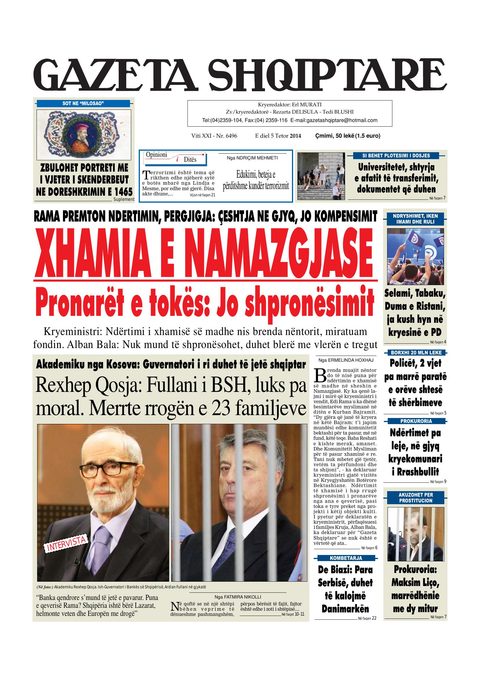 Gazeta Shqiptare 2014-10-05