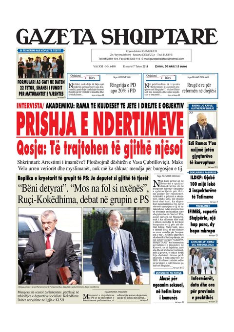 Gazeta Shqiptare 2014-10-07