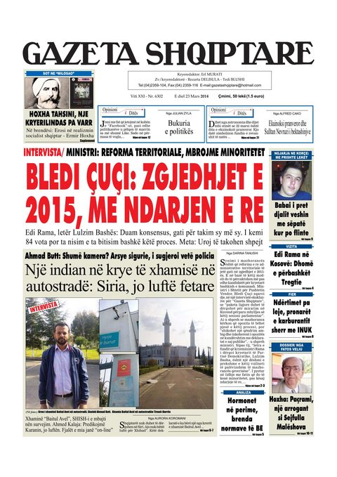 Gazeta Shqiptare 2014-03-23