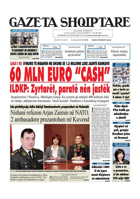 Gazeta Shqiptare 2014-04-23