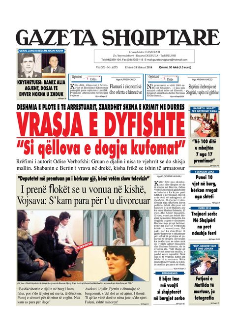 Gazeta Shqiptare 2014-02-24