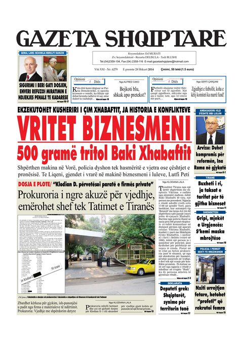 Gazeta Shqiptare 2014-02-28