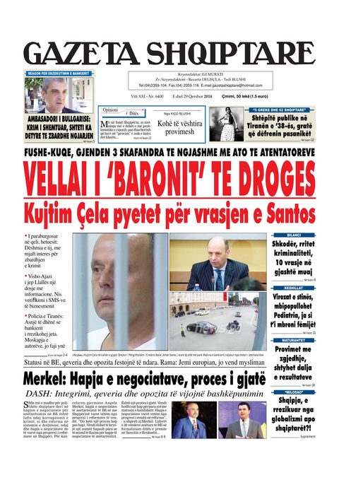 Gazeta Shqiptare 2014-06-29