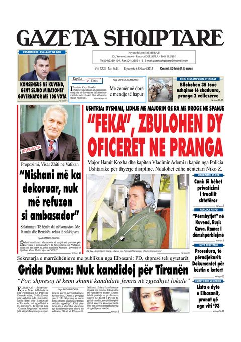 Gazeta Shqiptare 2015-02-06