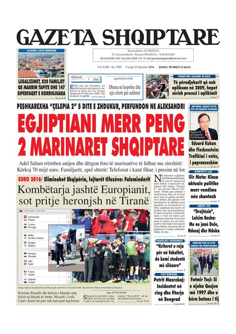 Gazeta Shqiptare 2016-06-23