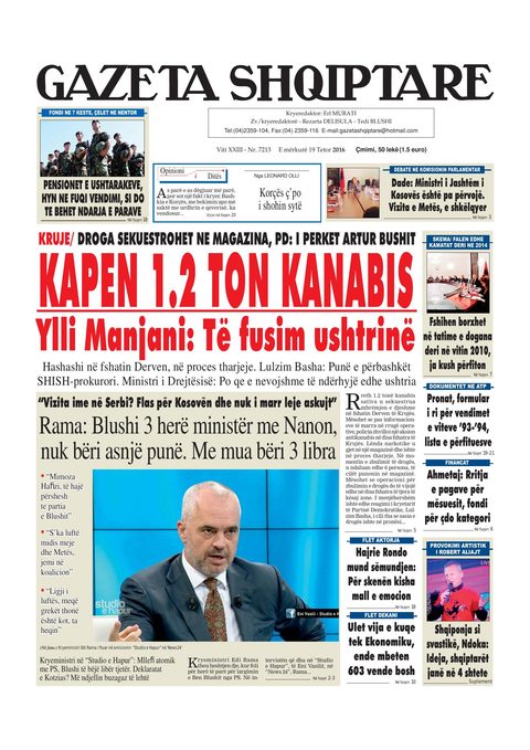 Gazeta Shqiptare 2016-10-19