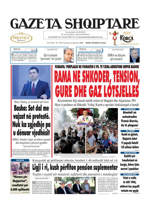 Gazeta Shqiptare 2019-06-21